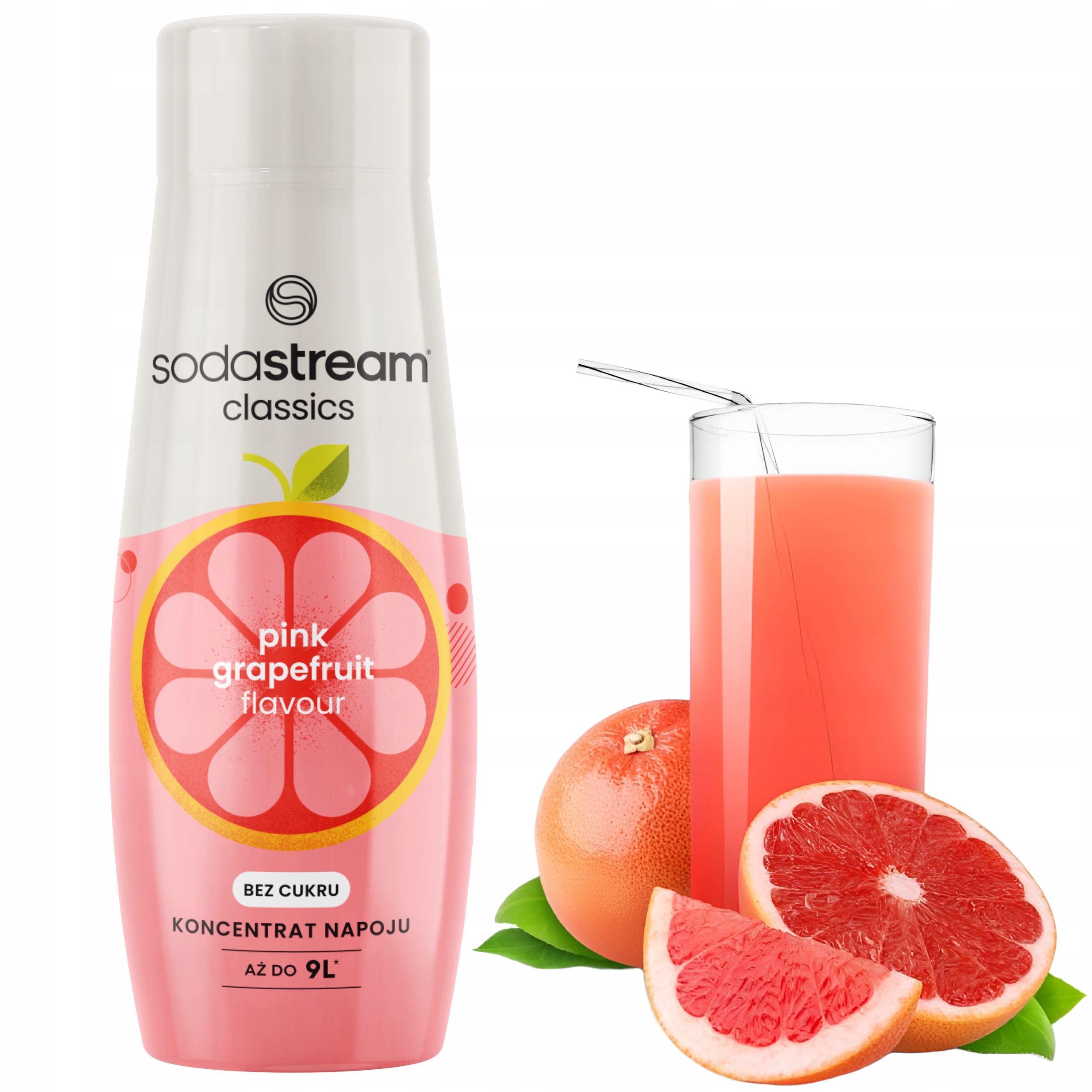Syrop do saturatora SodaStream Pink Grapefruit 440ml bez cukru koncentrat