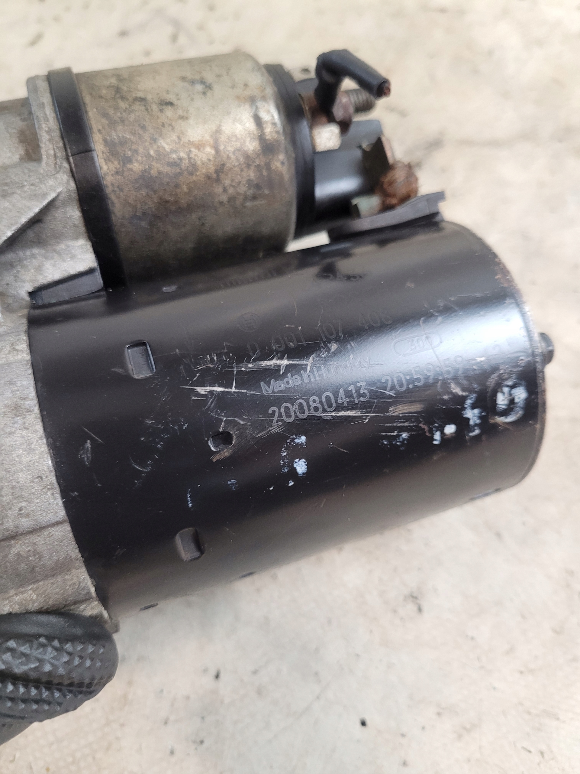 starter OE 24436877 0001107408 9z. OPEL MERIVA A 1.4B