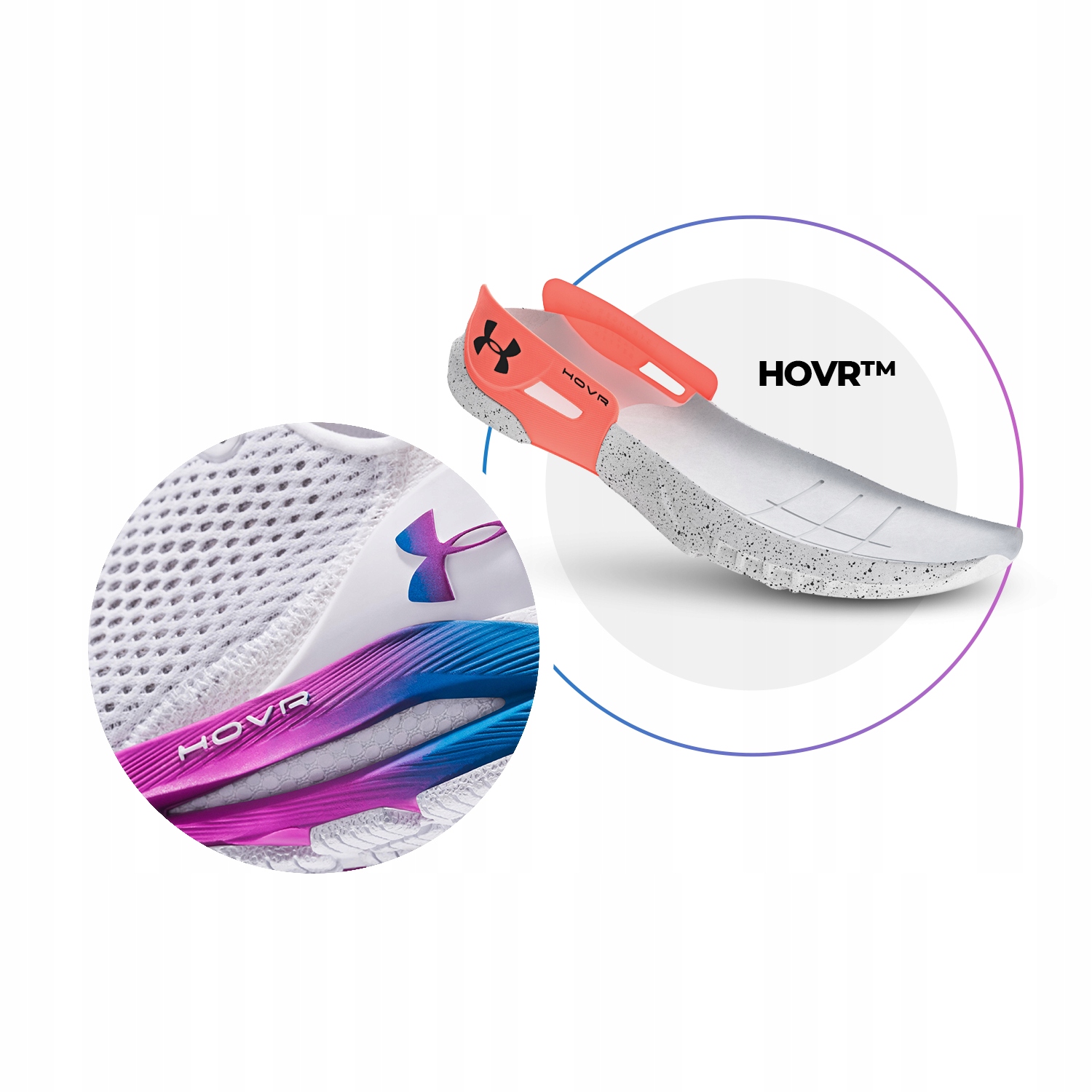 BUTY SPORTOWE MĘSKIE UNDER ARMOUR BIEGOWE 3025308 Materiał zewnętrzny tkanina