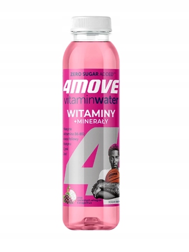 Levně 14x4Move Vitamin Water neperlivý nápoj s příchutí dračího ovoce a hroznové víno