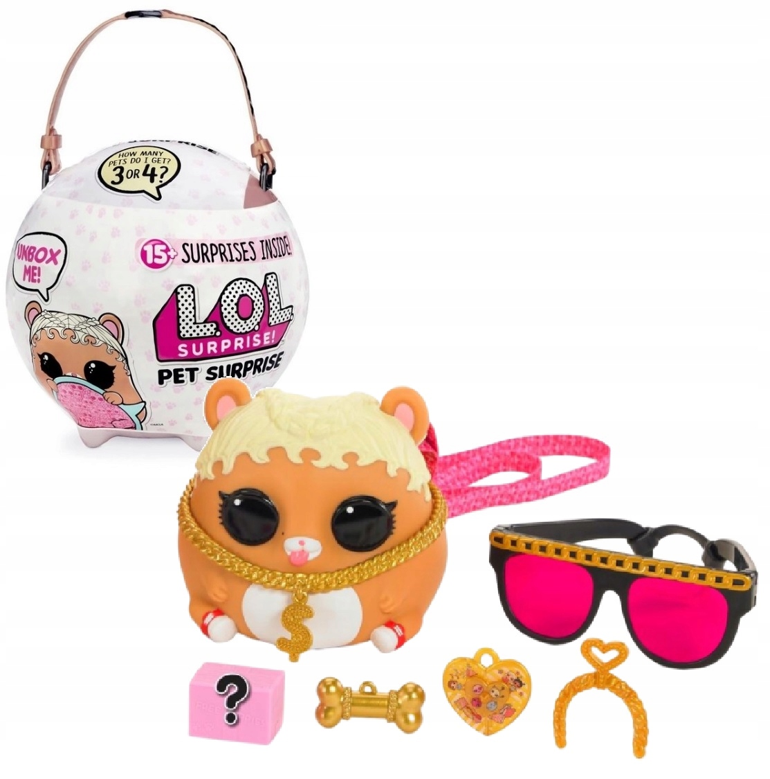 

Lol zwierzątko Biggie Pets Surprise Chomik Kula