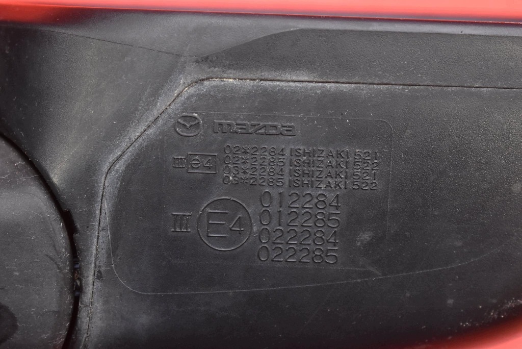 mirror right 28W EU 012284 MAZDA CX-7 06-09 6 PIN