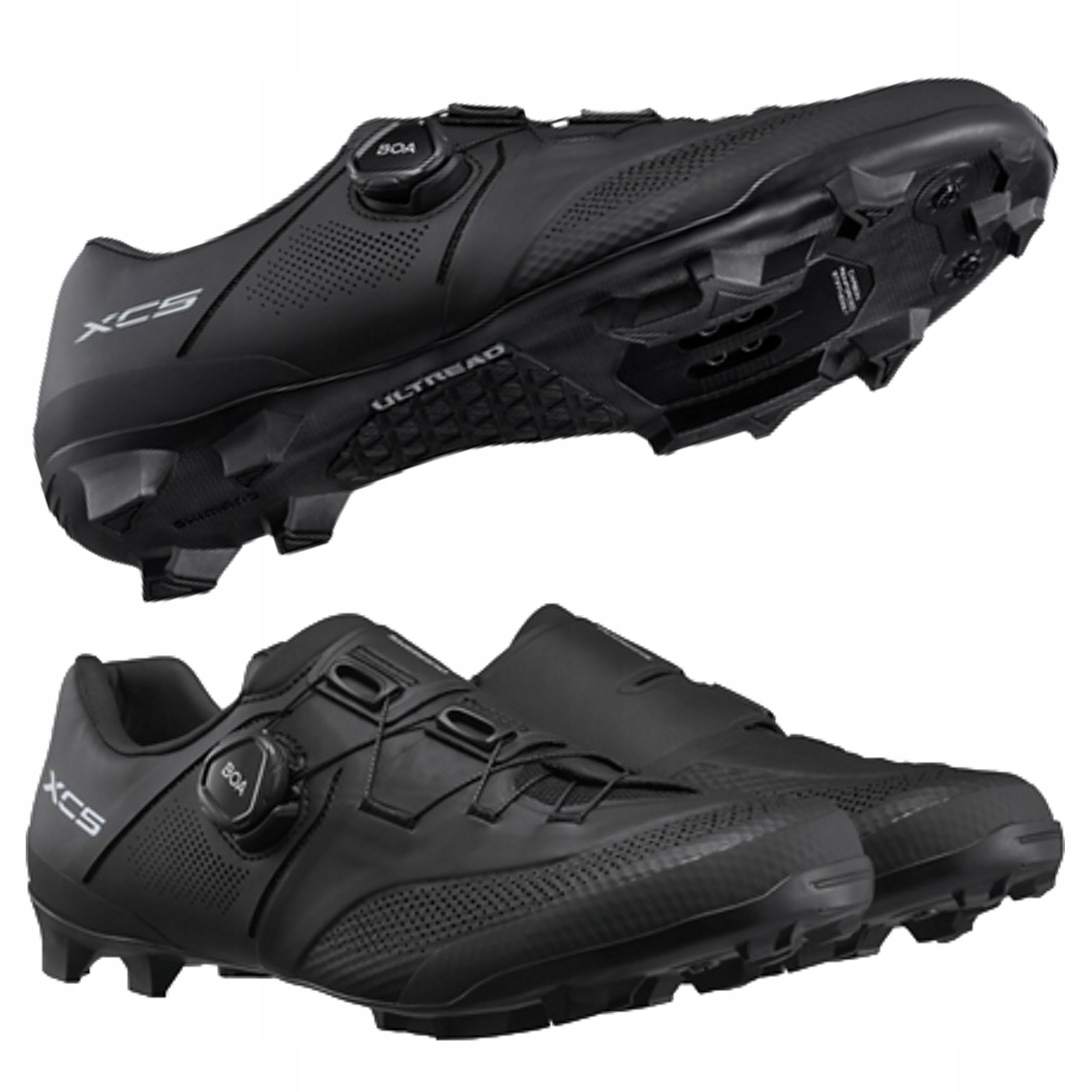 Buty Mtb Spd męskie Shimano XC503 Szerokie rozmiar 45 Rowerowe Czarne