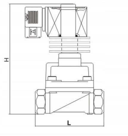 Elektrozawór do pary i wys. temp. RHT25 DN25 300C Rodzaj inny