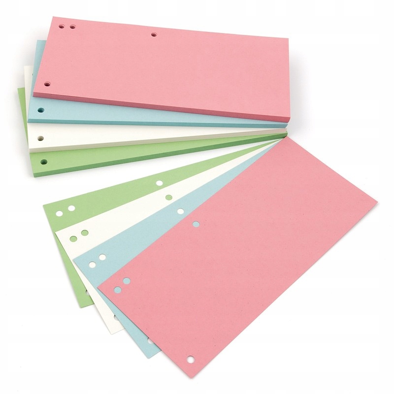 

Przekładki wąskie mix 190g 4 dziurki pastel 100szt