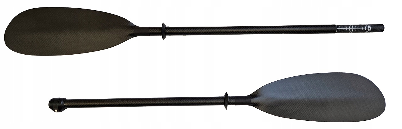 Wiosło Kajakowe Składane Węglowe Lekkie 216-226cm Full Carbon Do Kajaka