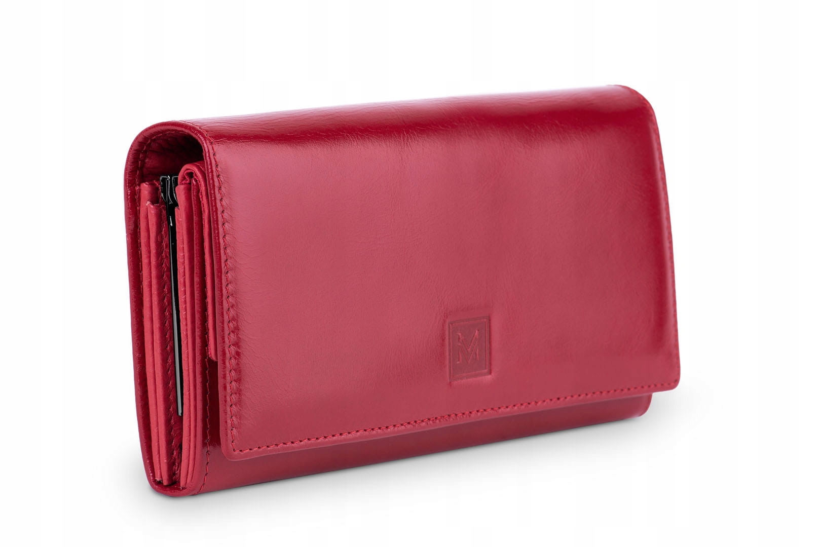 Dámská kožená peněženka VerMari Rfid Ochrana karet Červená