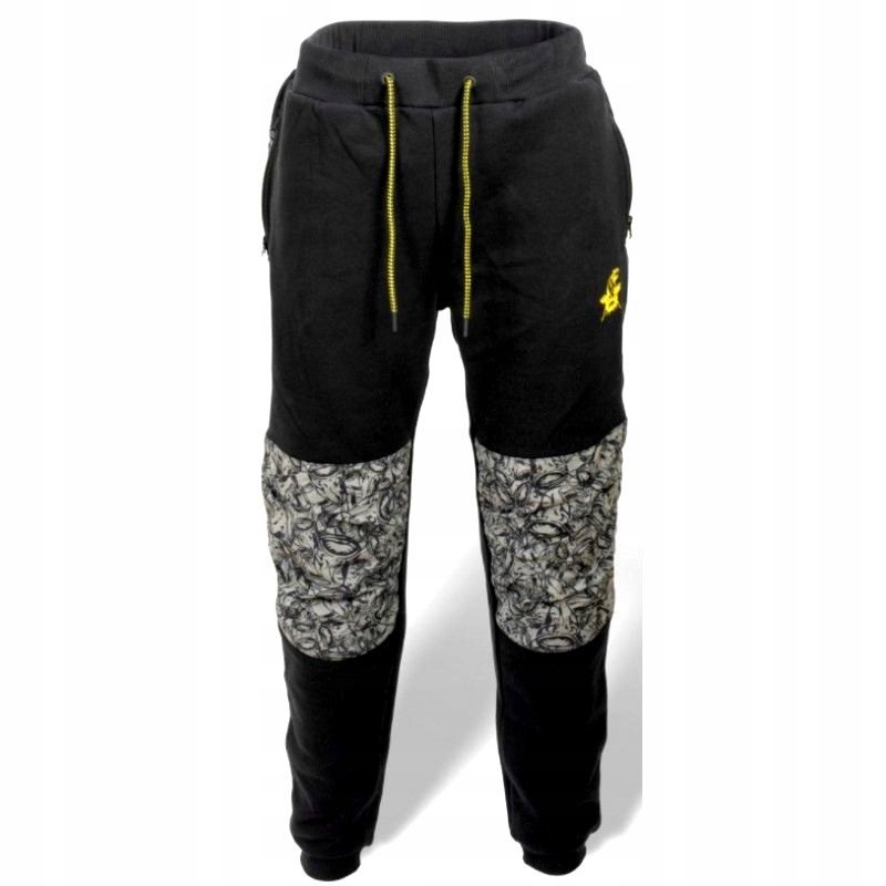 Spodnie Wędkarskie Black Cat Czarne XXXL Dresowe Dla Sumiarza