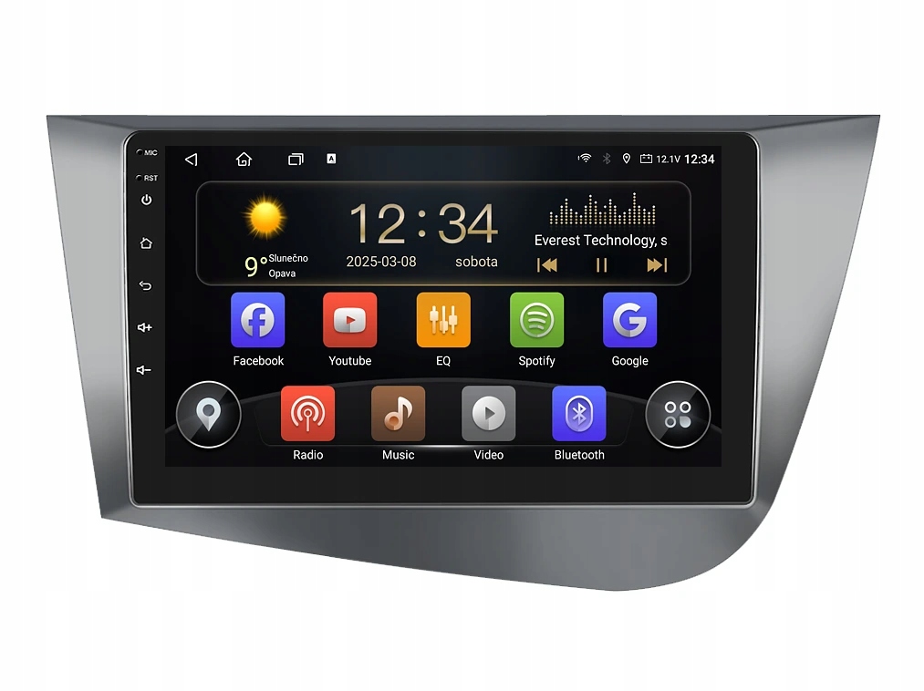 Isudar 2DIN autorádio T72-IEV31 Android, Seat Leon II