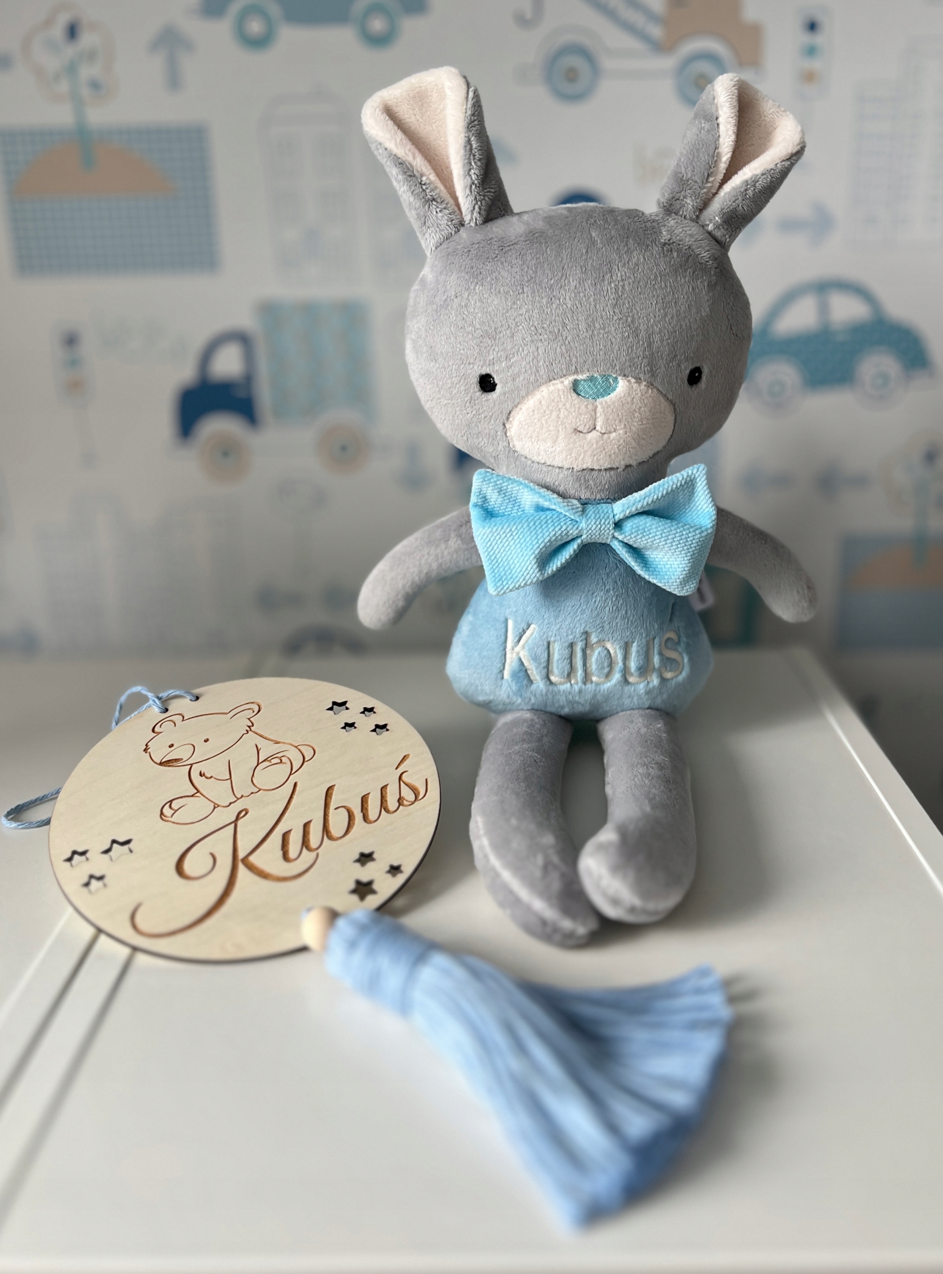 PERSONALIZOWANY MIŚ, MIŚ Z IMIENIEM, BŁĘKITNY Płeć chłopcy