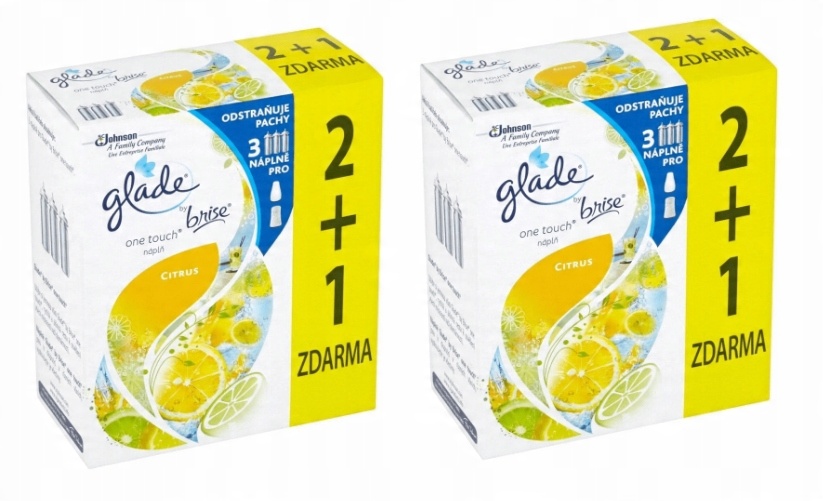 

Glade By Brise Mini Spray 3x10ml wkład Citrus x 2