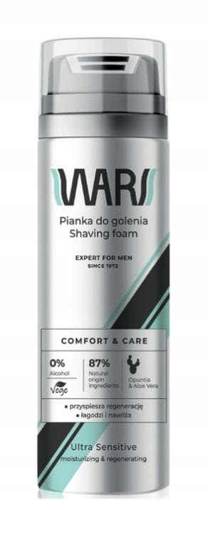 

Wars Pianka do golenia Ultra Sensitive Aloes