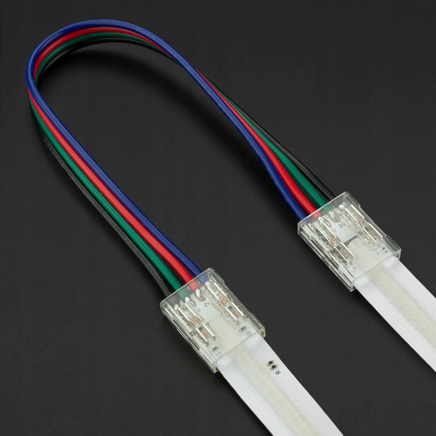 ZŁĄCZKA DO TAŚM LED COB RGB 10mm KĄTOWA NAROŻNA DWUSTRONNA NEON CLIPS EAN (GTIN) 5906076210587
