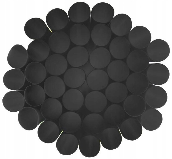 SŁOMKI DO PICIA PLASTIKOWE CZARNE RURKI WIELORAZOWE DO NAPOJÓW 250szt Marka GoDan