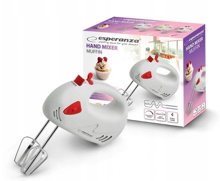 

Mikser Ręczny Robot Esperanza Regulacja Końcówki