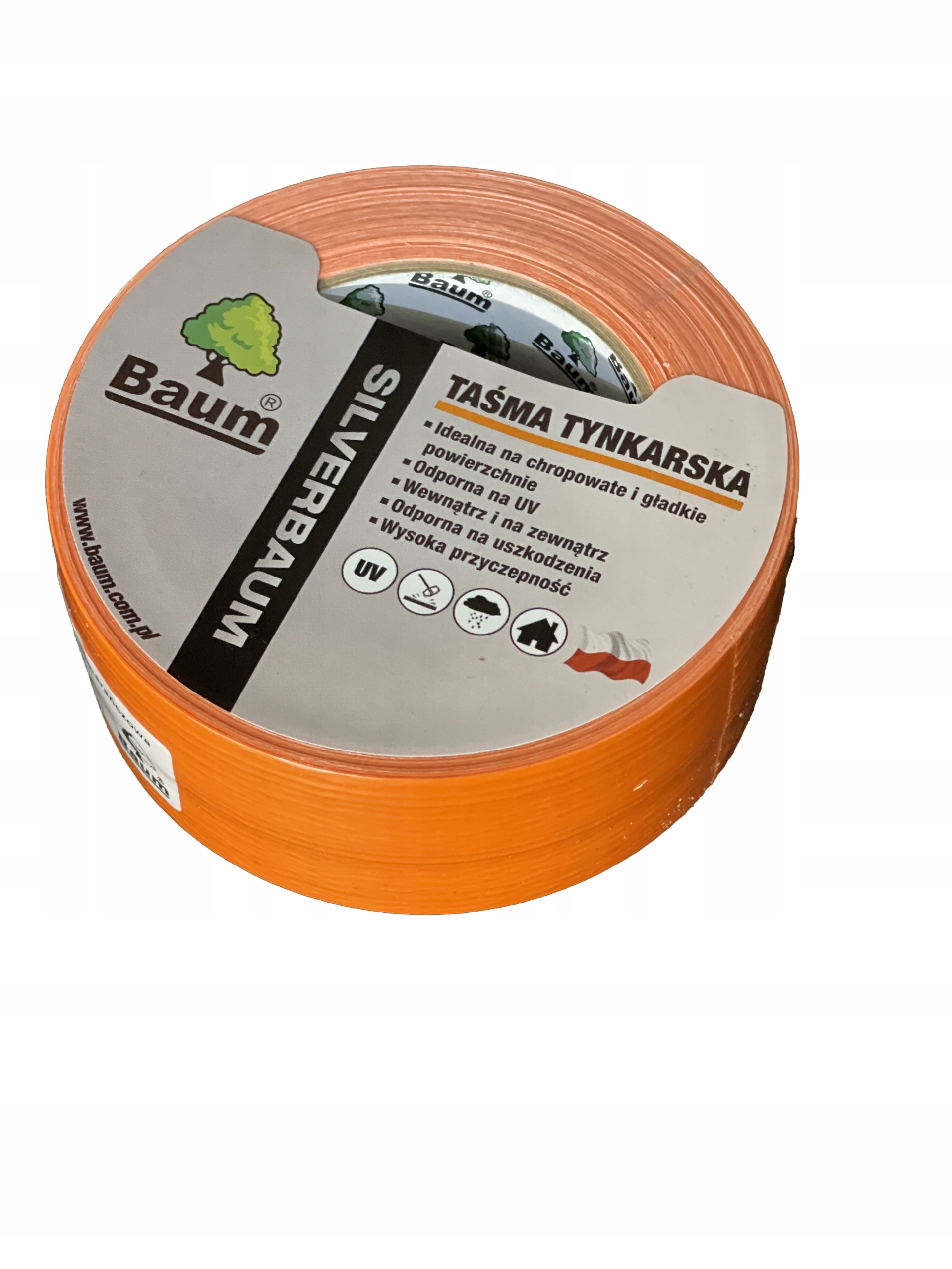 BAUM TAŚMA TYNKARSKA ELEWACYJNA POMARAŃCZOWA 48x50