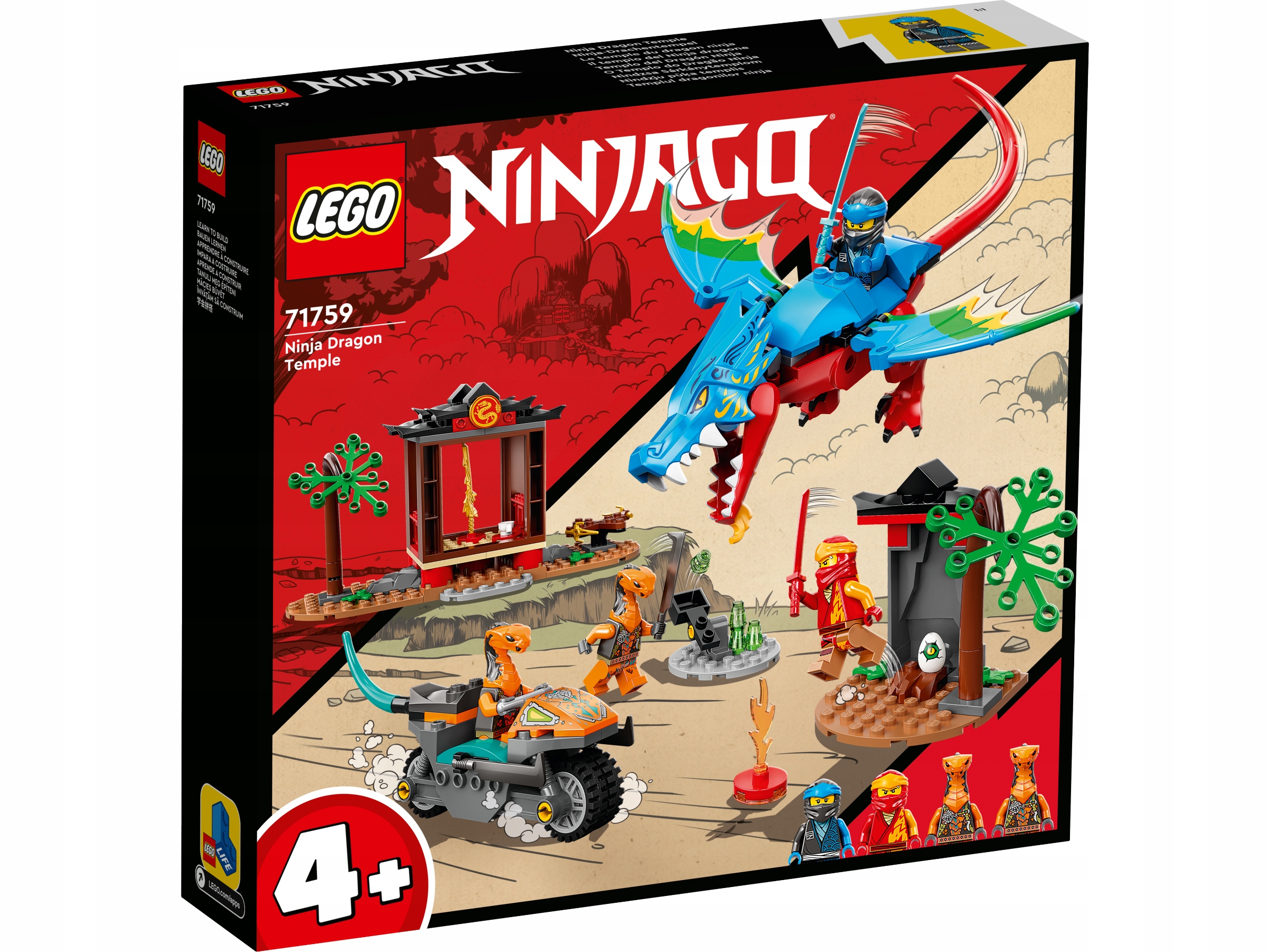 LEGO Ninjago Chrám s drakom ninja 71759