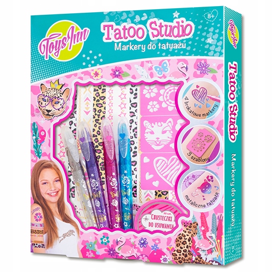 

Studio tatuażu Panterkowe tatuaże szablony markery