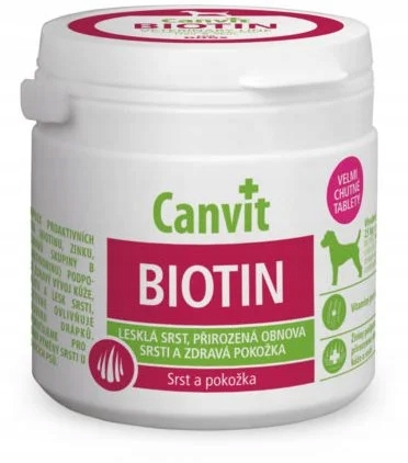 Levně Canvit Dog Biotin doplněk stravy na kůži a srst 230 g