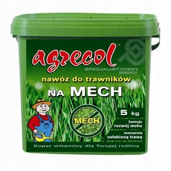 

Agrecol Nawóz do trawników Na Mech, 5 kg