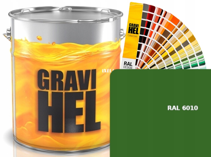 Ral 6010 zelená Barva Lesk jednosložková 783