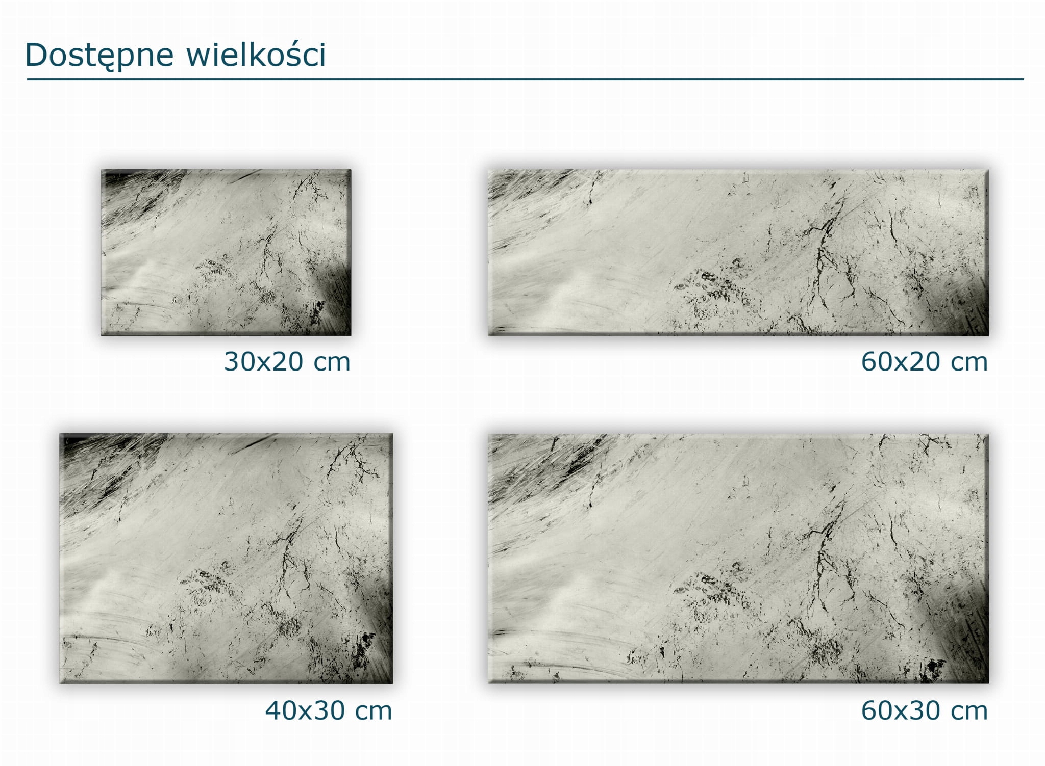 SZKLANA PODSTAWKA POD ZNICZE 60x20cm Marmur 33c Motyw inny