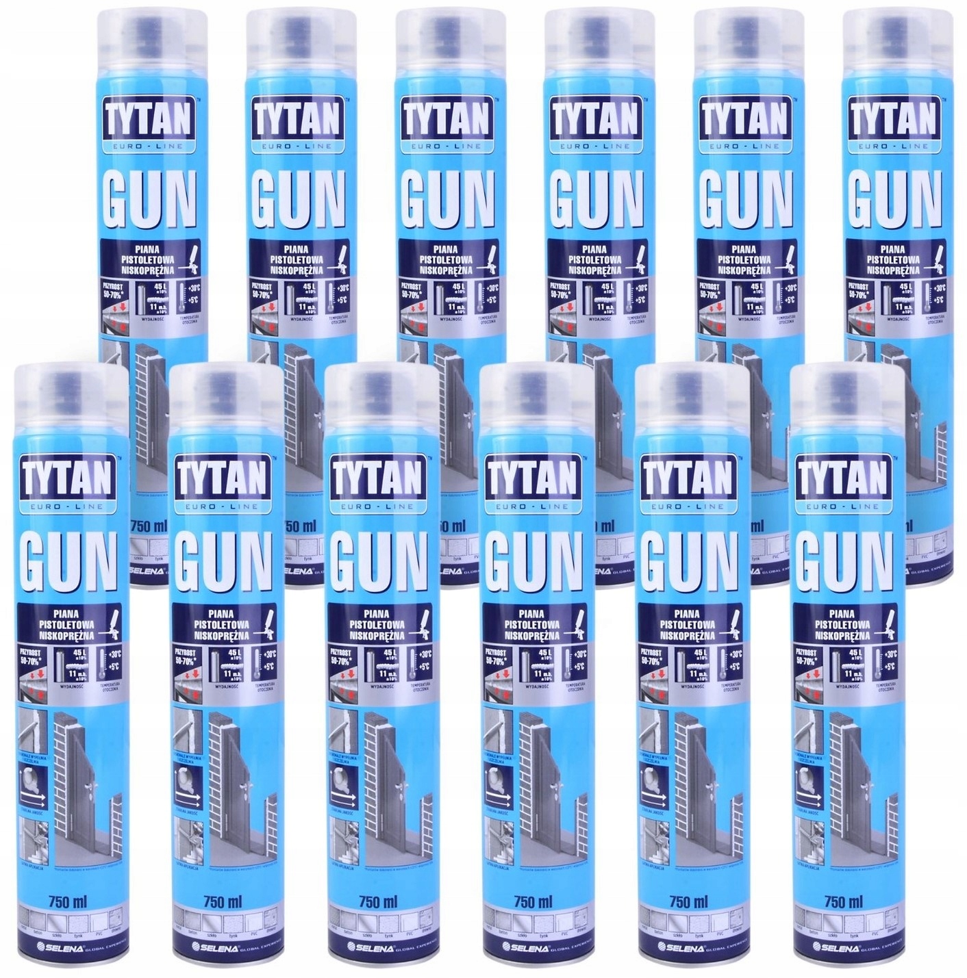 

Tytan Pianka Montażowa Pistoletowa Euro-line 750ML
