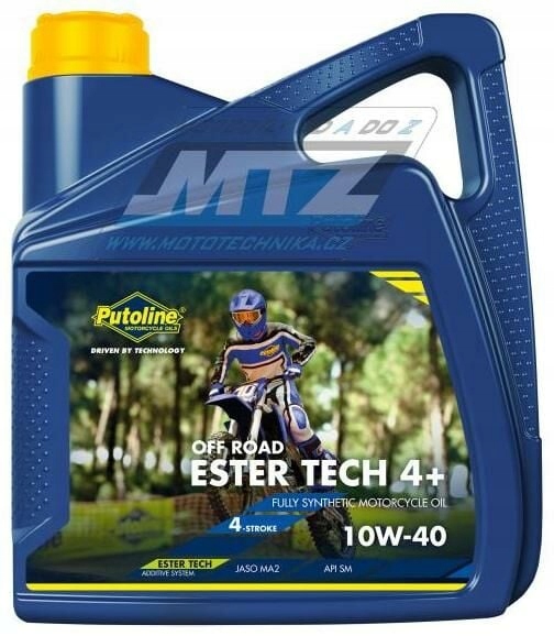 Olej motorový motocyklový Putoline Ester Tech OffRoad4+ 10W40 (balenie 4L) P