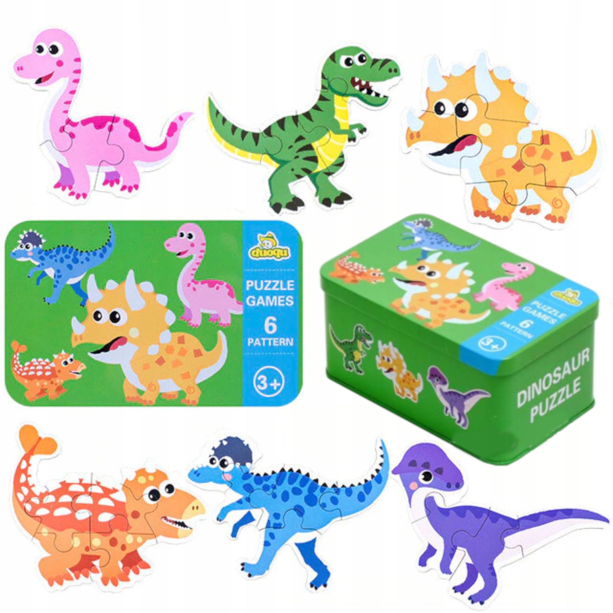 Puzzle Luxma Pierwsze puzzle 27 elementów Dinozaury Bohater brak