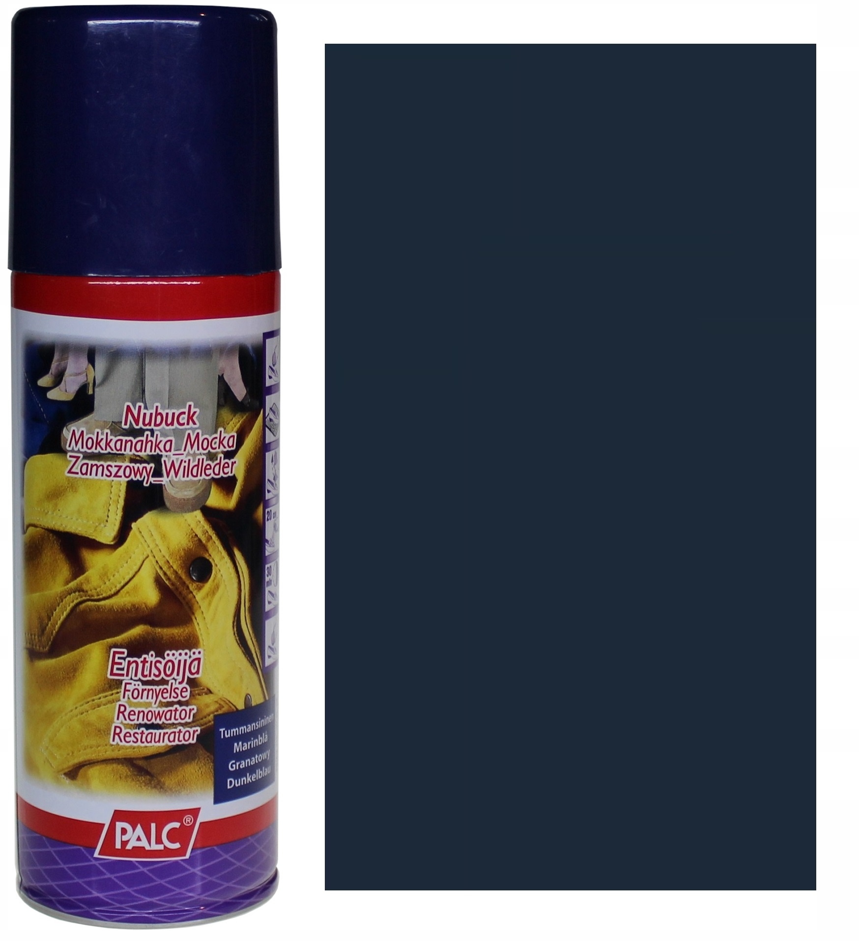 FARBA DO ZAMSZU NUBUKU PALC RENOWATOR GRANAT 200ml