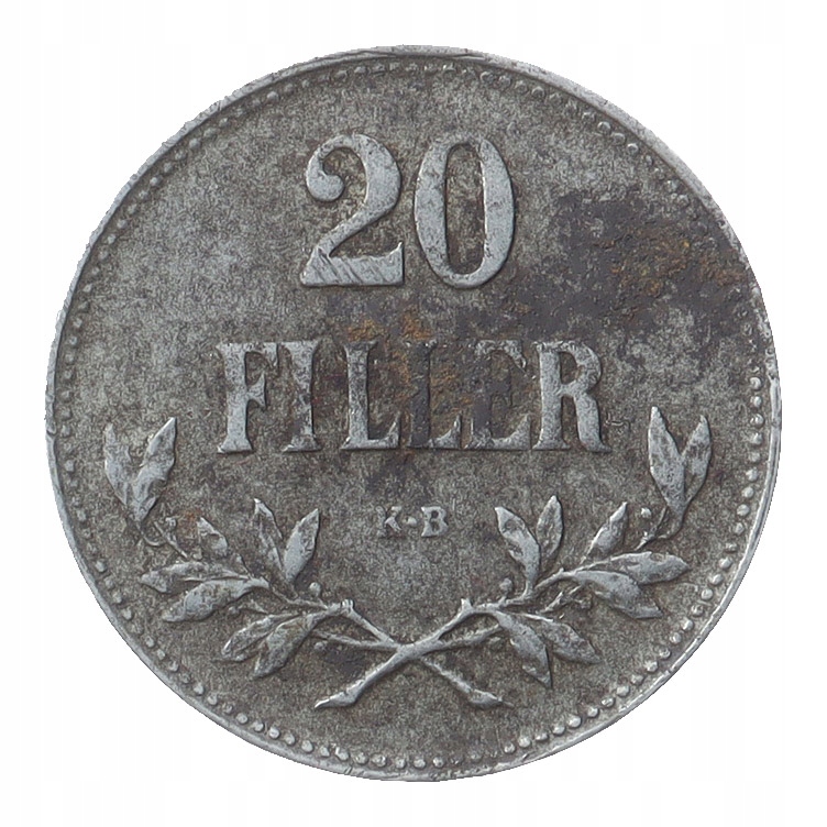 [M33440] Węgry 20 filler 1920 K.B.