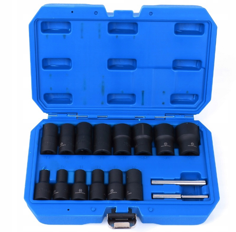 Nasadki Do Uszkodzonych Obrobionych Śrub Nakrętek Gwintów 8-27mm 1/2" 16EL