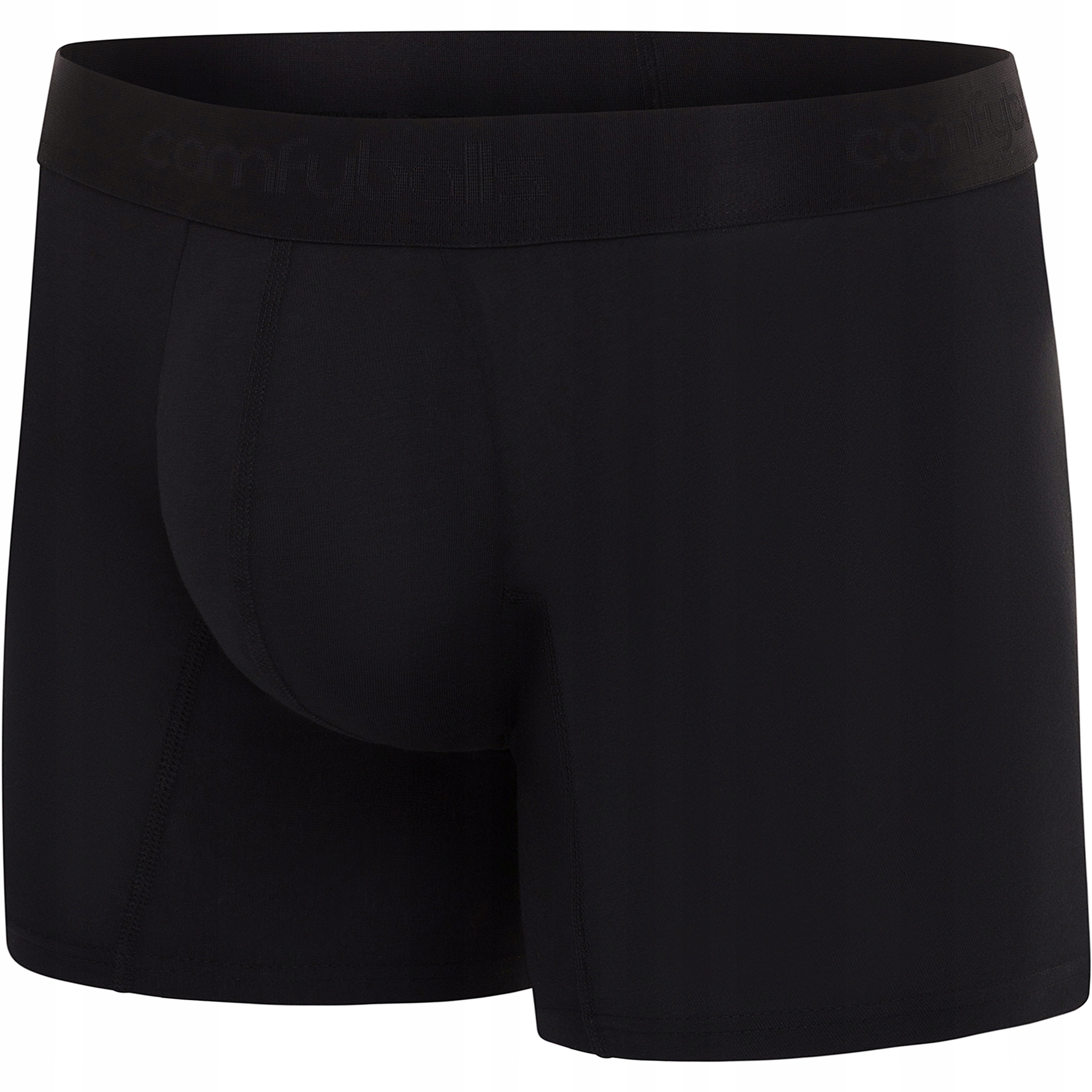 Bokserki Męskie Bawełniane Sportowe do Biegania Comfyballs Long Black M