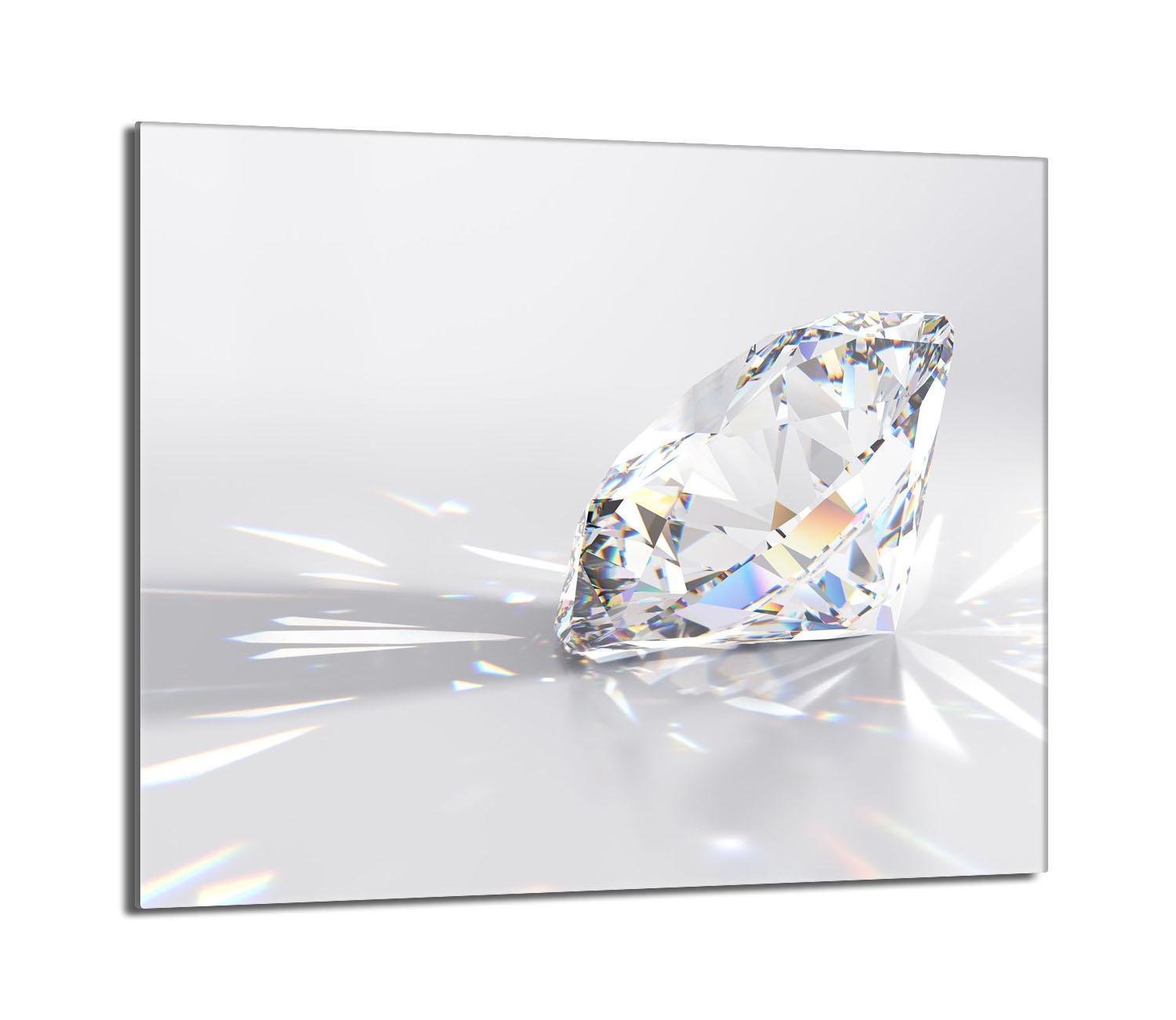Skleněná ochranná deska na sporák 60x52 Diamant do kuchyně