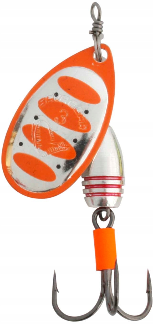 Błystka Savage Gear Rotex Spinner #5 14g Fluo Orange Silver