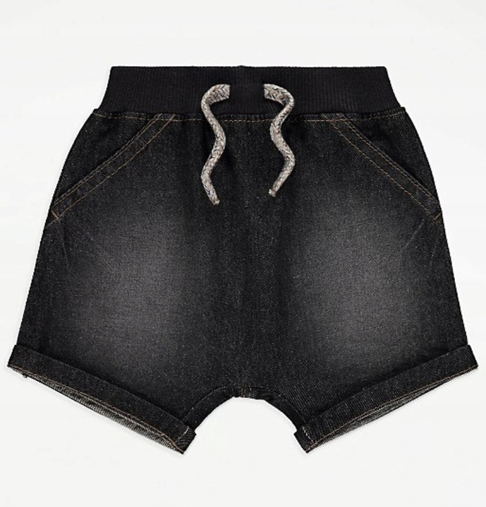 

George Spodenki chłopięce, czarny denim r 68-74 cm