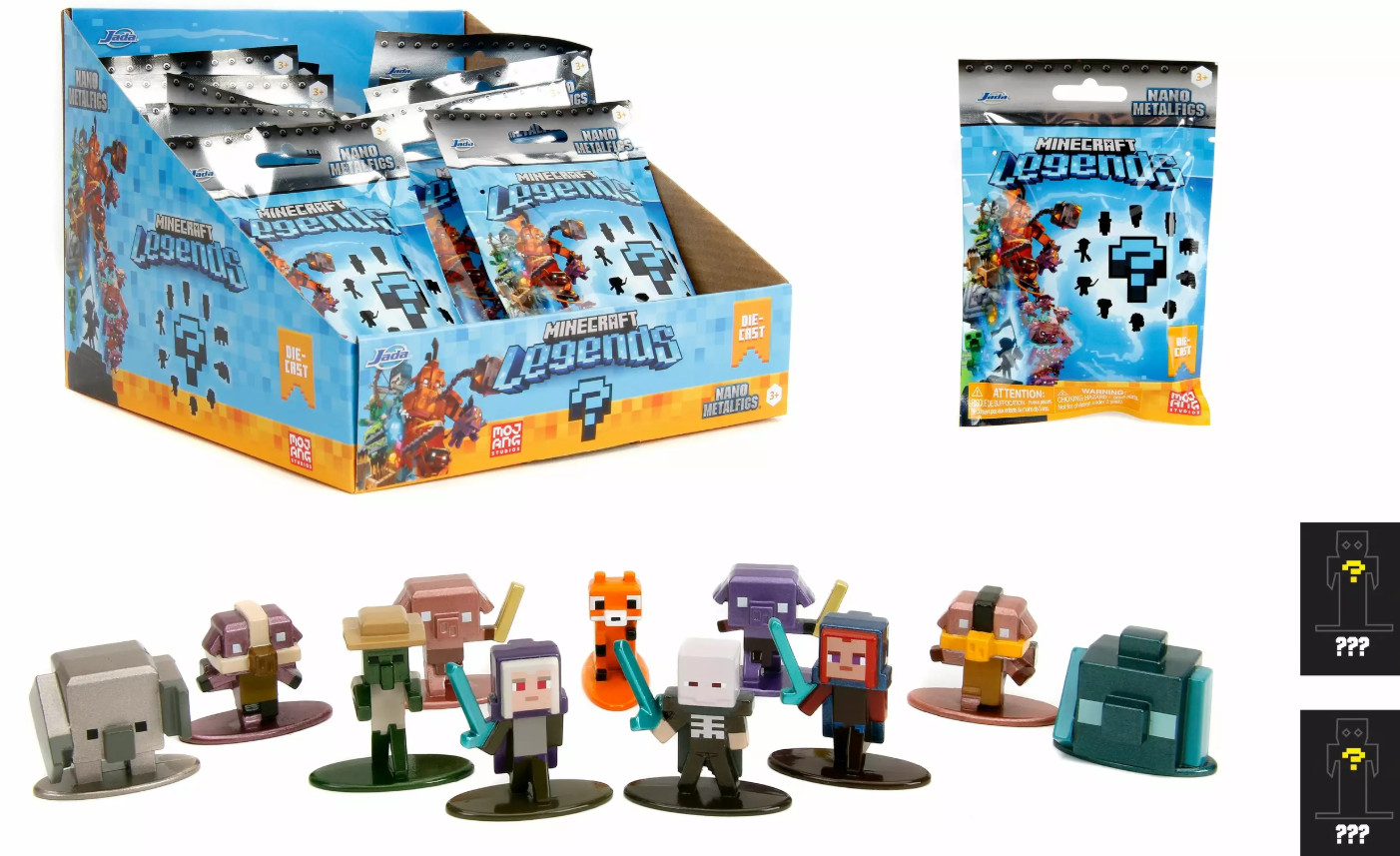 SÁČEK MINECRAFT LEGENDS - KOVOVÁ FIGURKA PŘEKVAPENÍ Licence Minecraft