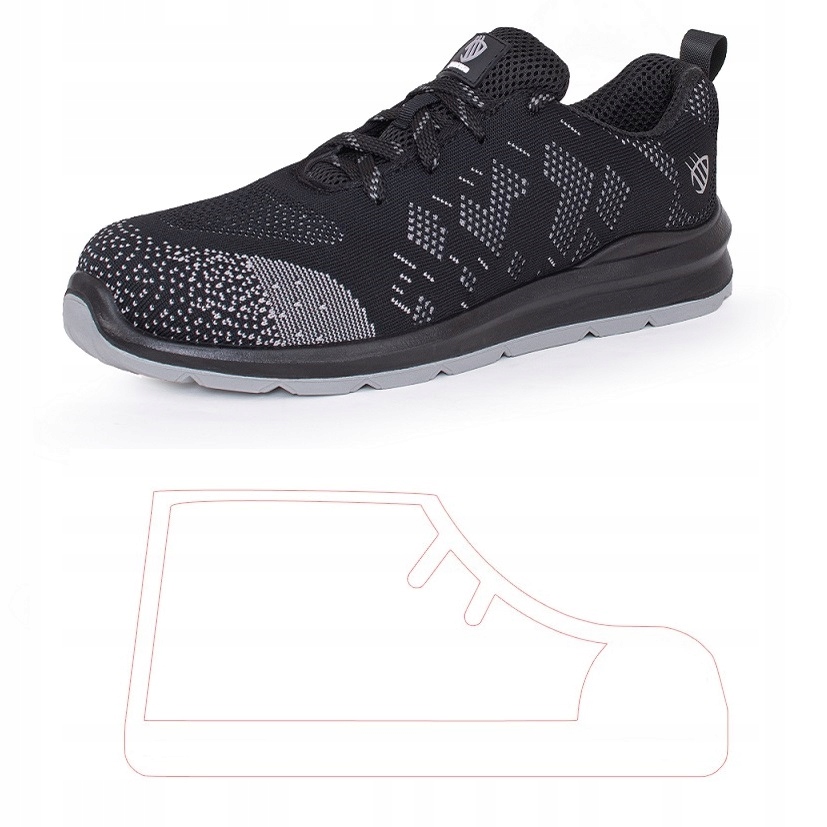 Robocze Buty Lekkie Bez Noska Półbuty Bhp Ochronne Procera Texo-go O1 r. 37