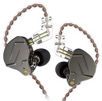 Słuchawki Kz Zsn Pro, szare, bez mikrofonu