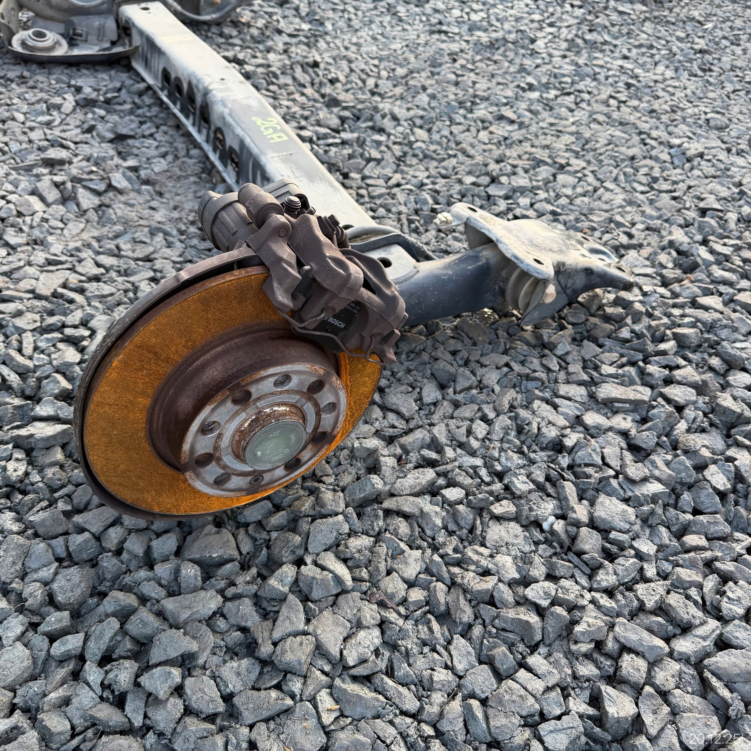 suspension beam axis rear complete VW VOLKSWAGEN T-ROC 2GA discs