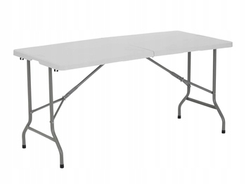 STÓŁ CATERINGOWY BANKIETOWY PROSTOKĄTNY SKŁADANY BLAT 183x76x74 cm TECHNICA