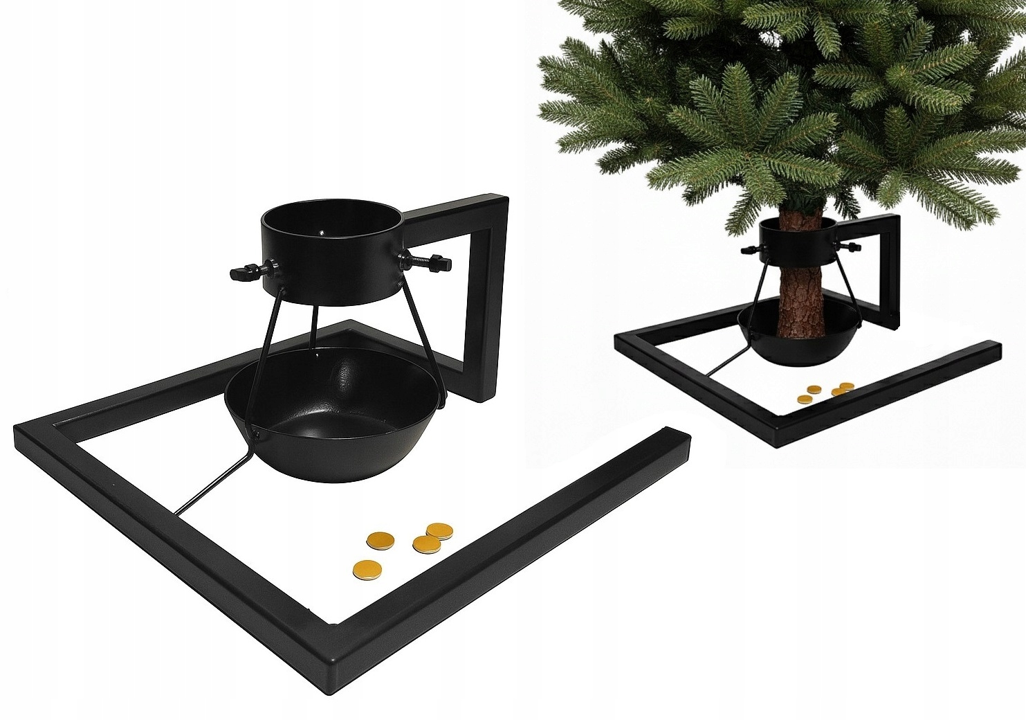 Velký Stojan Na Vánoční Stromek Loft, Kovový, Profil 40x40