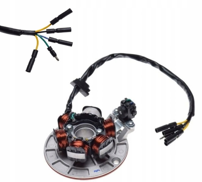 ISKROWNIK do Cross 140cc | MRF Pit Bike Stator 6 cewek DIRT BIKE CROSSA