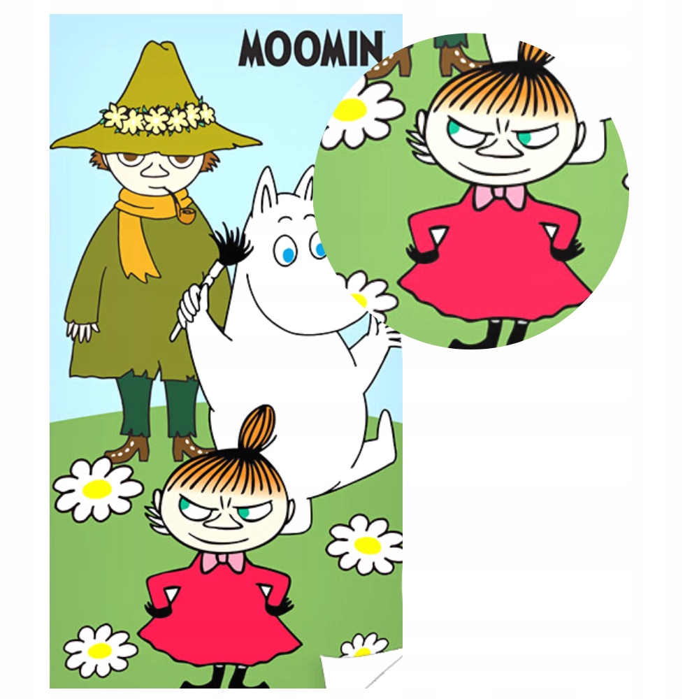 

Ręcznik plażowy Muminki 70x140 Mała Mi Mumins