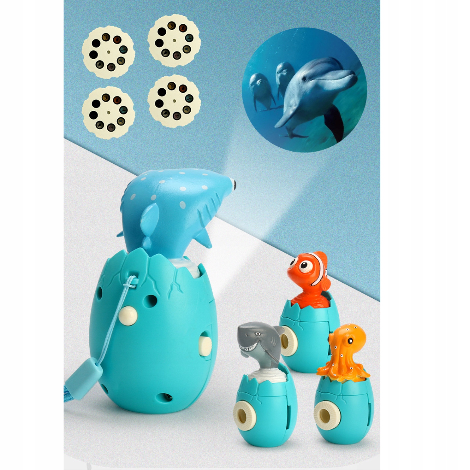 Projektor Rzutnik Wielofunkcyjny Różne Obrazki Efekty Slajdy Blind Box Płeć chłopcy dziewczynki