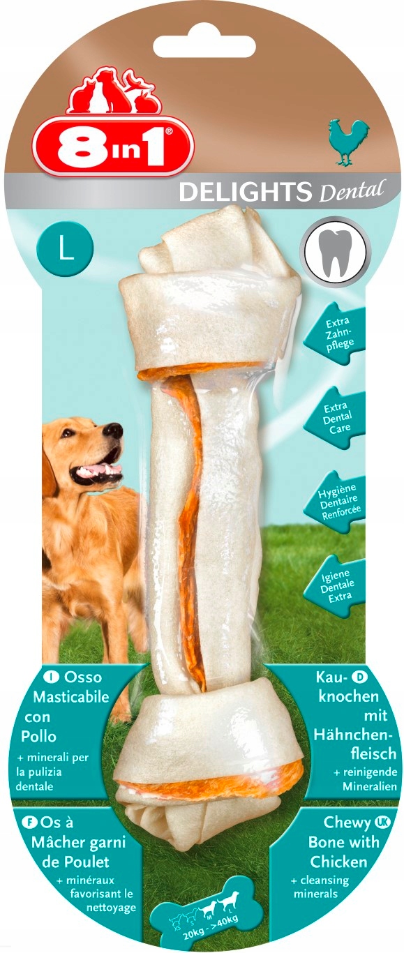 

8in1 102687 Przysmak Dental Bones L 1szt
