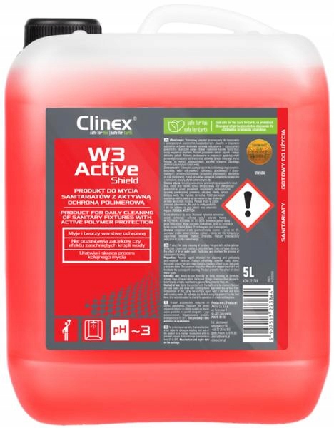 

Clinex W3 Active Shield Do Mycia Sanitariów 5L