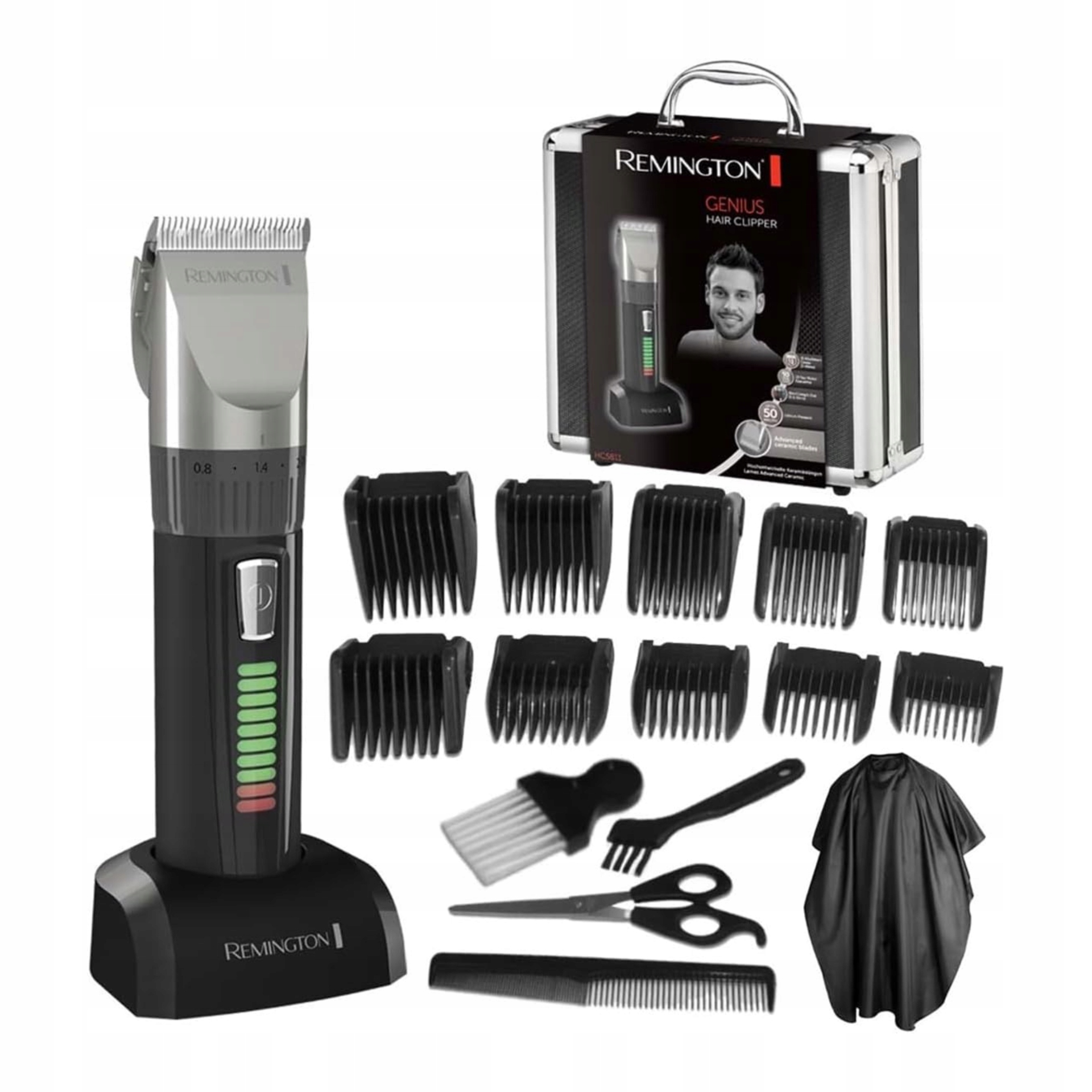 Stříhací Strojek Na Vlasy Remington HC5811 Genius Kufr