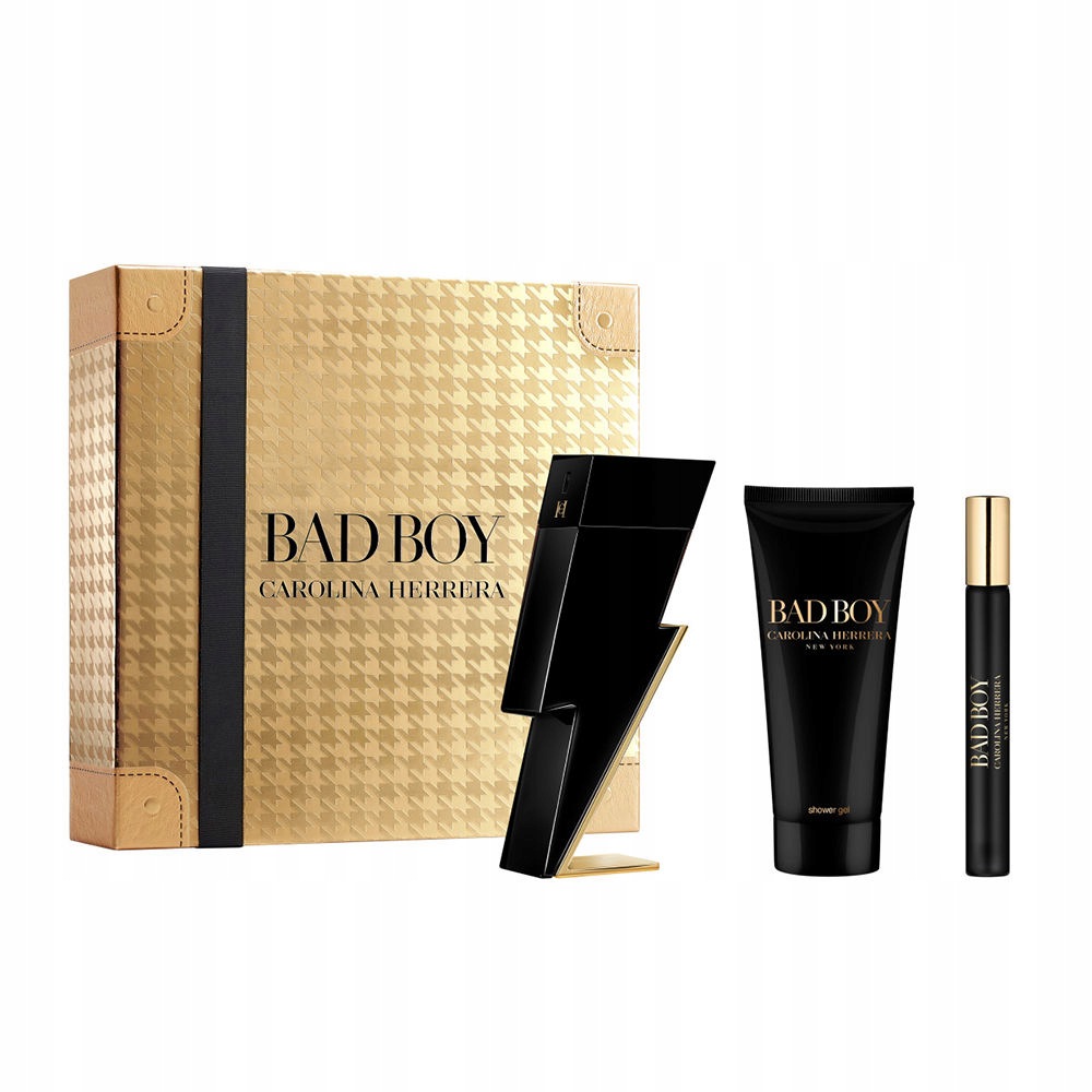 Carolina Herrera Bad Boy Edt 100 ml Sprej 10 ml Sprej Gel 100 ml