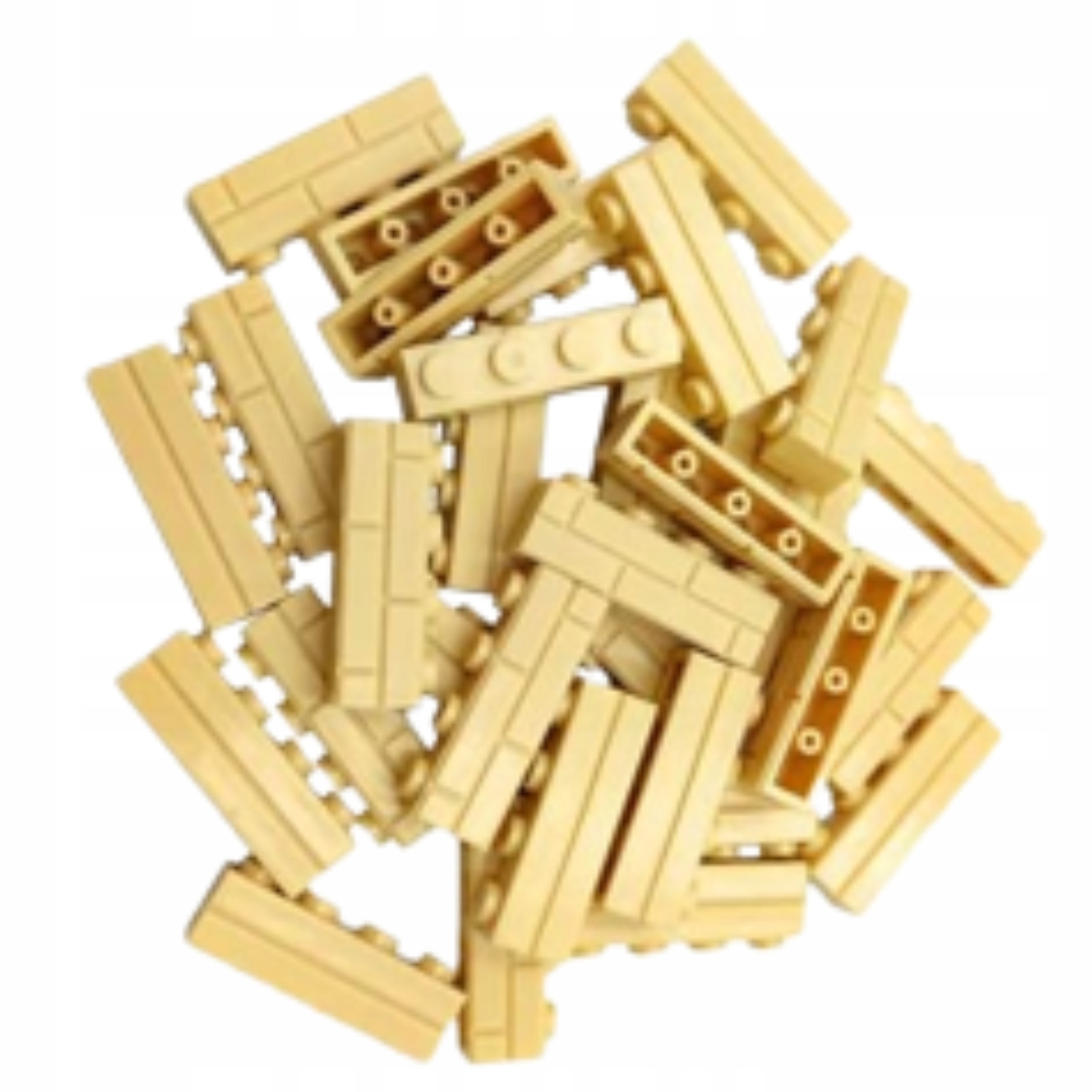 Klocki konstrukcyjne cegły ściany mur 50szt